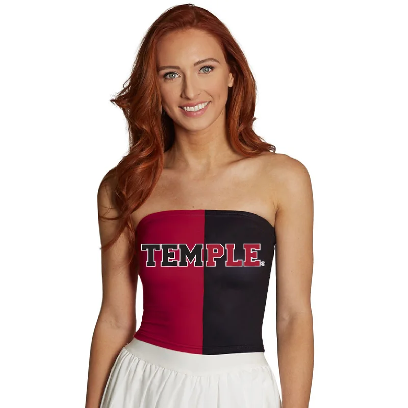 Price Cut Temple Owls Two Tone Tube Top