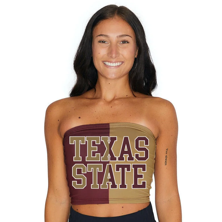 Texas State Two Tone Tube Top