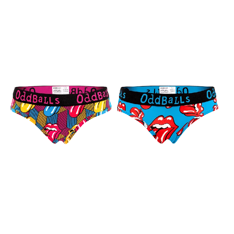 The Rolling Stones Bundle - Ladies Briefs 2 Pack Bundle