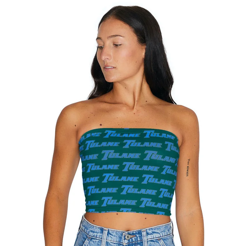 Big Discounts Tulane All Over Tube Top