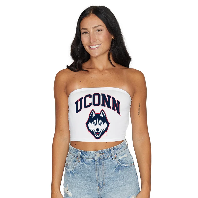 UConn White Tube Top