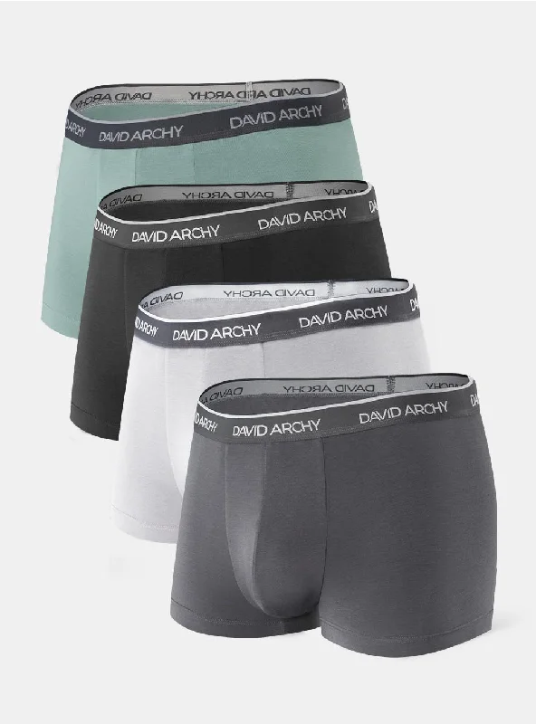 4 Packs Bamboo Rayon Trunks