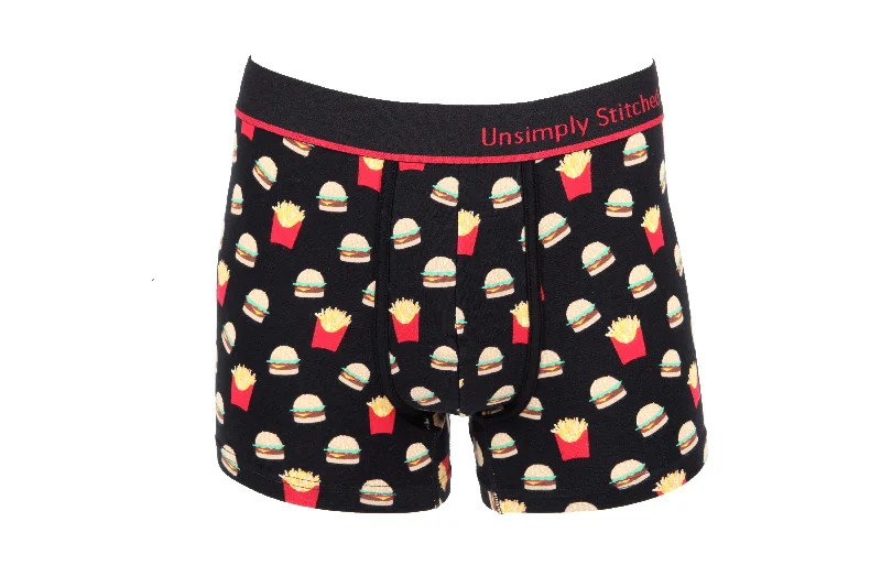 CHEESEBURGER AND FRIES BOXER TRUNK