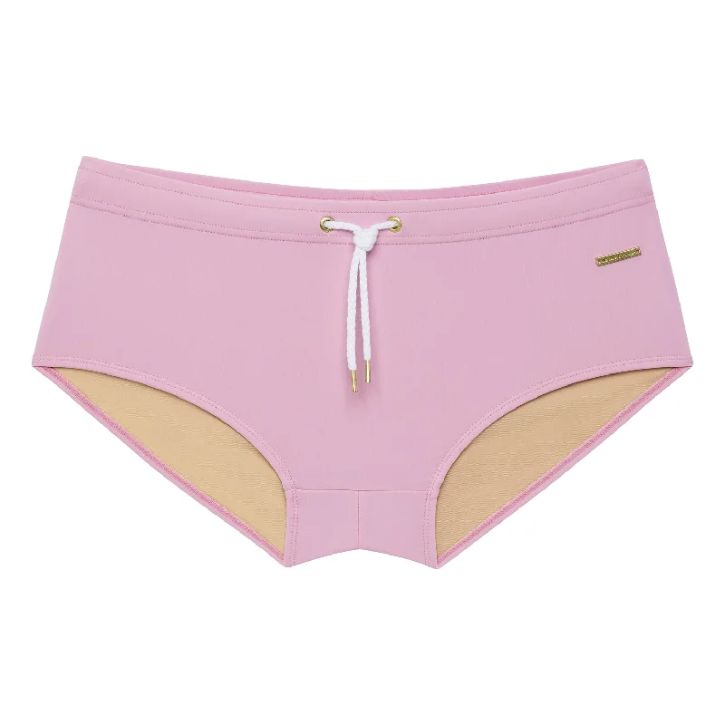 Take Advantage Valentine Pink Solid Corcovado Brief