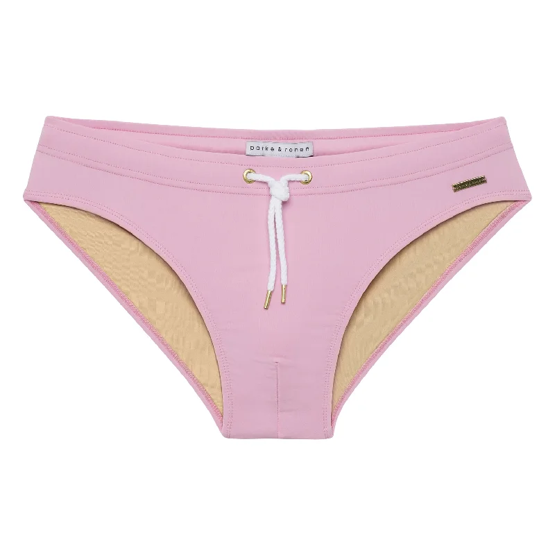 Quick Sale Valentine Pink Solid Meridian Bikini