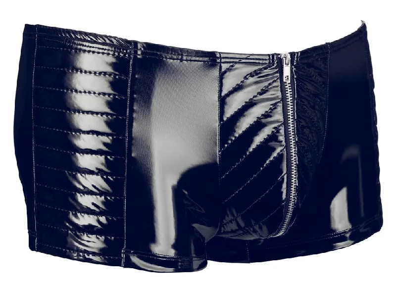 Limited Stock Vinyl Men Biker Boxer