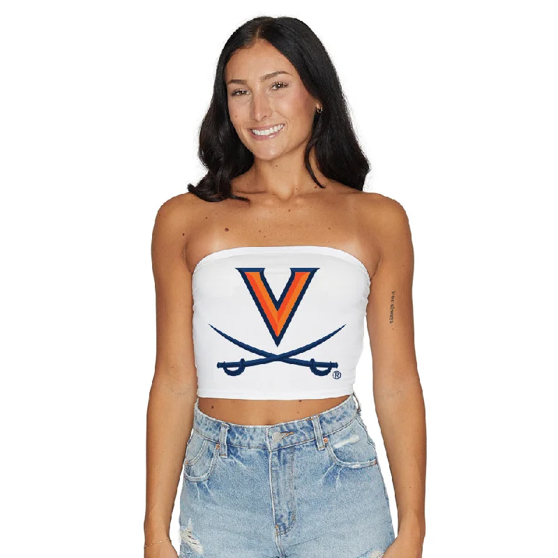 Virginia Cavaliers White Tube Top