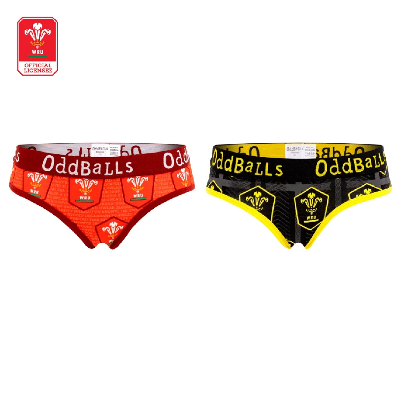 Welsh Rugby Union - Home & Alternate - Ladies Briefs Bundle