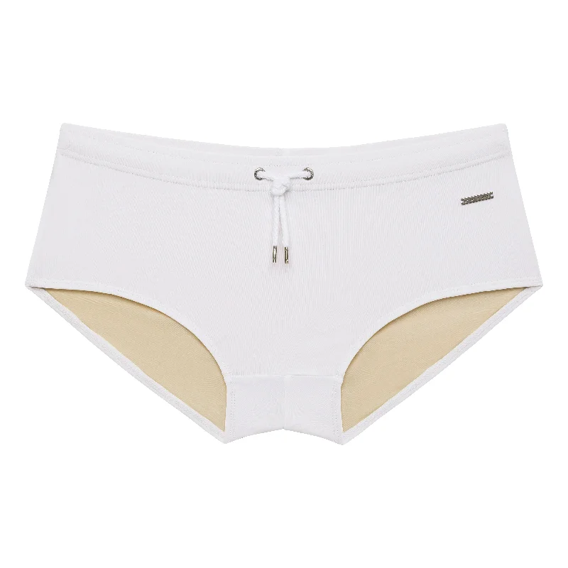 Members Only White Solid Corcovado Brief