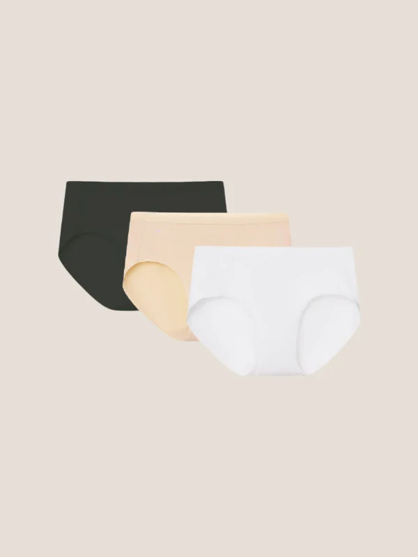 Weekend Offers That Amaze 3pcs Cotton Mid-Rise Brief