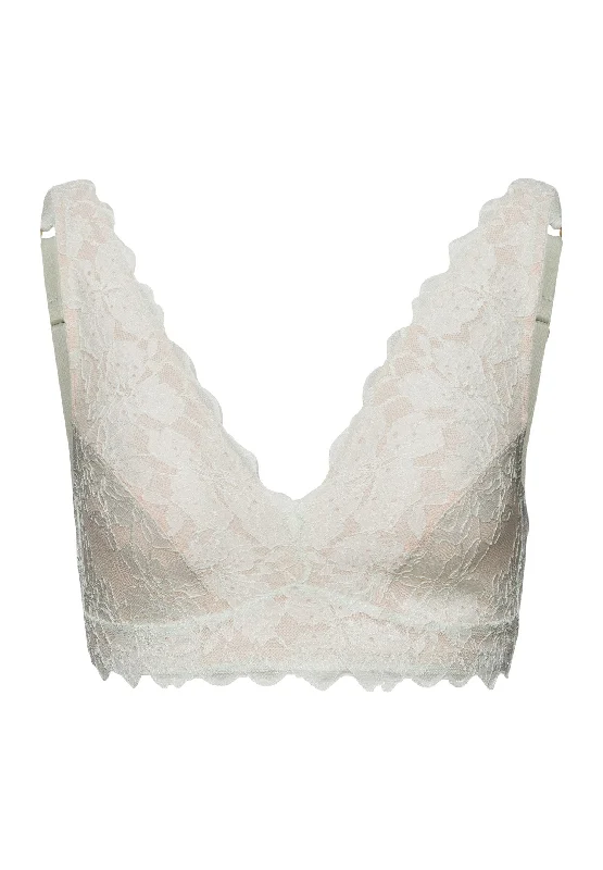 Savings Galore Anais Lace Soft Cup Bra | White Sage 70903-2737
