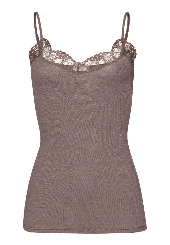 Act Fast Woolen Lace Camisole | Stonewash 70911-2756