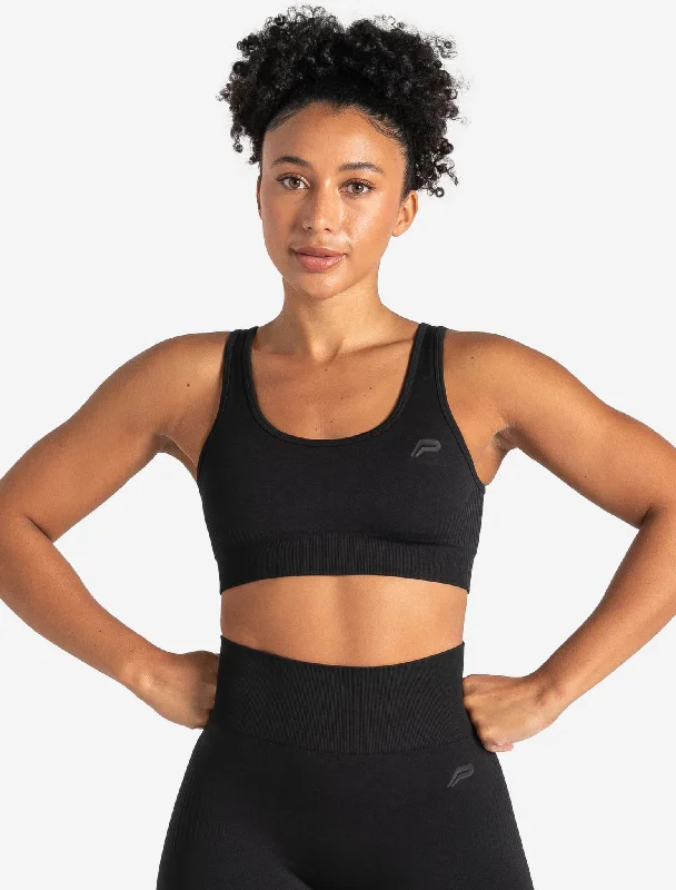 Hot Deal ADAPT 2.0 Seamless Sports Bra - Blackout