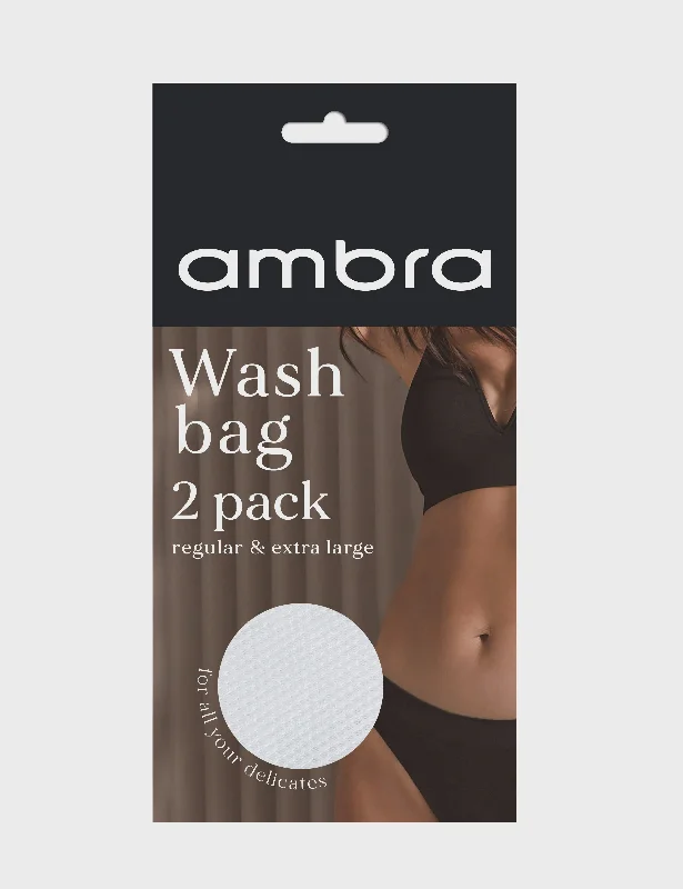 Price Reduction Ambra Twin Wash Bag (White)