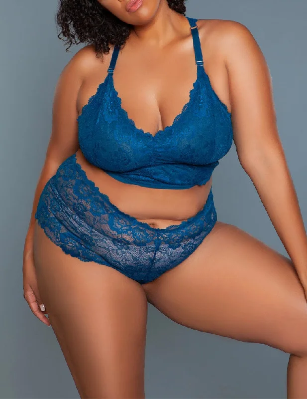 Quick Deals Be Wicked 2252P Cindy Cami Set Deep Royal