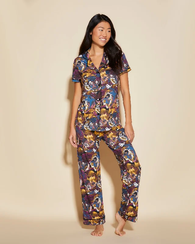 Short Sleeve Top & Pant Pajama Set