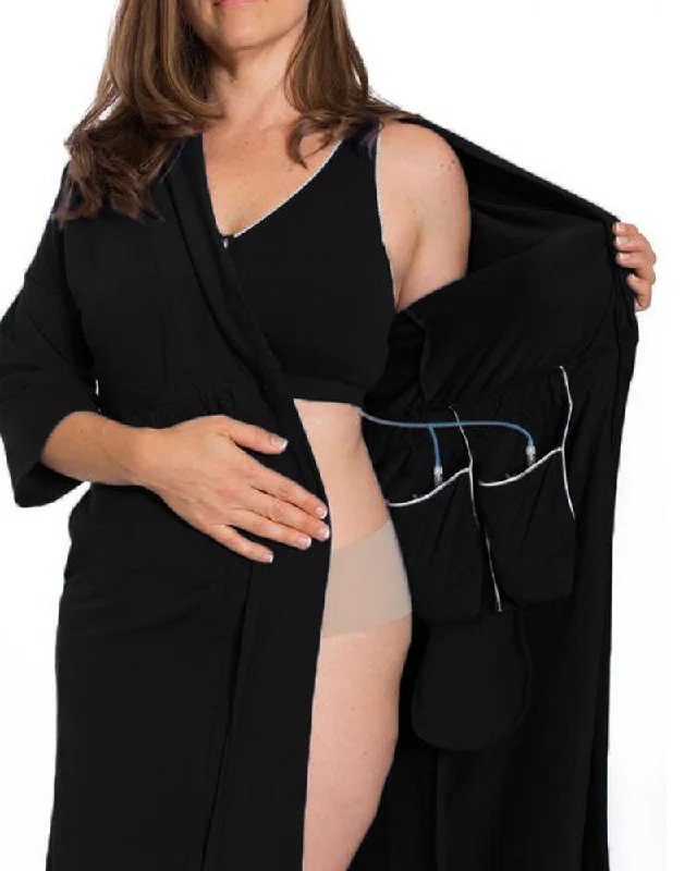 Online Only Recovery Robe with Drain Management PLUS Pocketed Bra