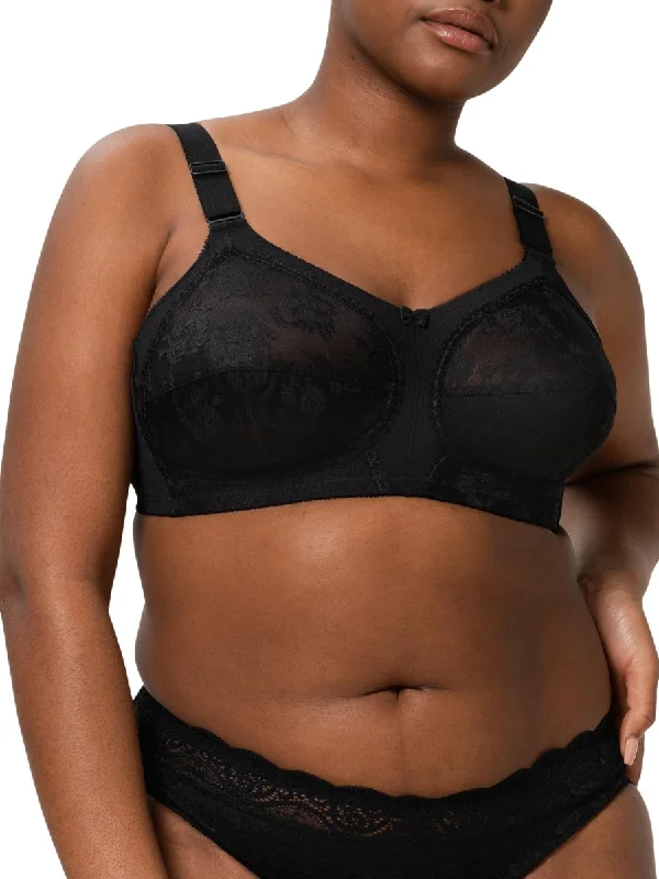 Hurry In Doreen Classic Full Cup Bra - Black