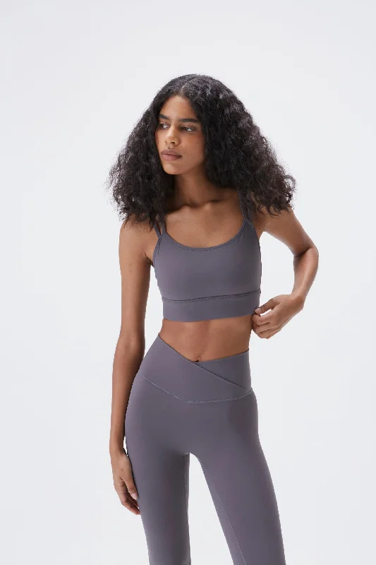 Weekend Savings Spectacular Double Strap Bra - Dark Grey