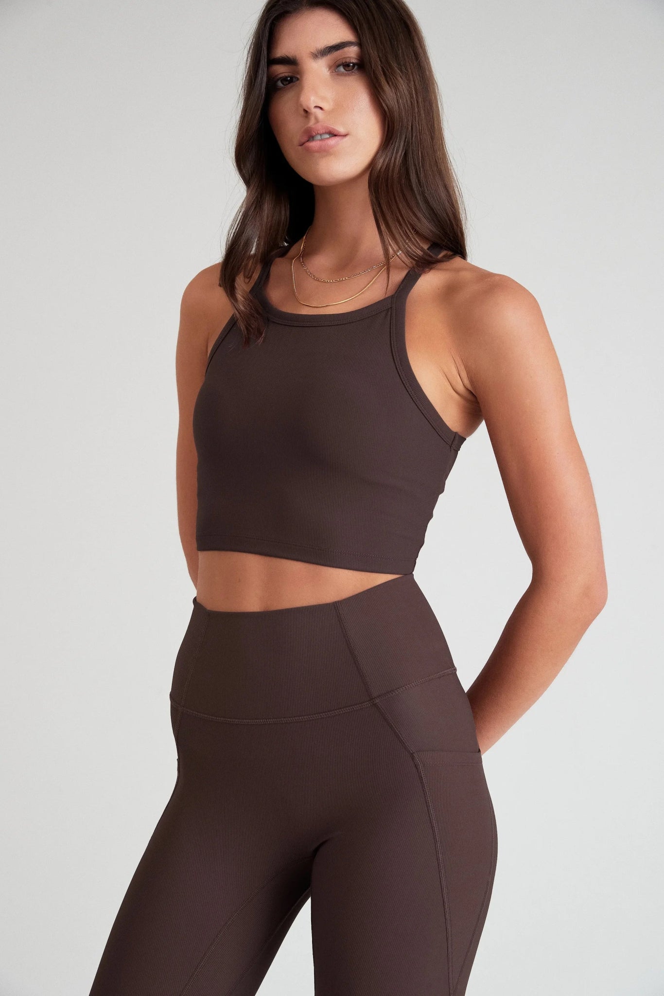 Fantastic Offers EcoRib Strap Racer Crop