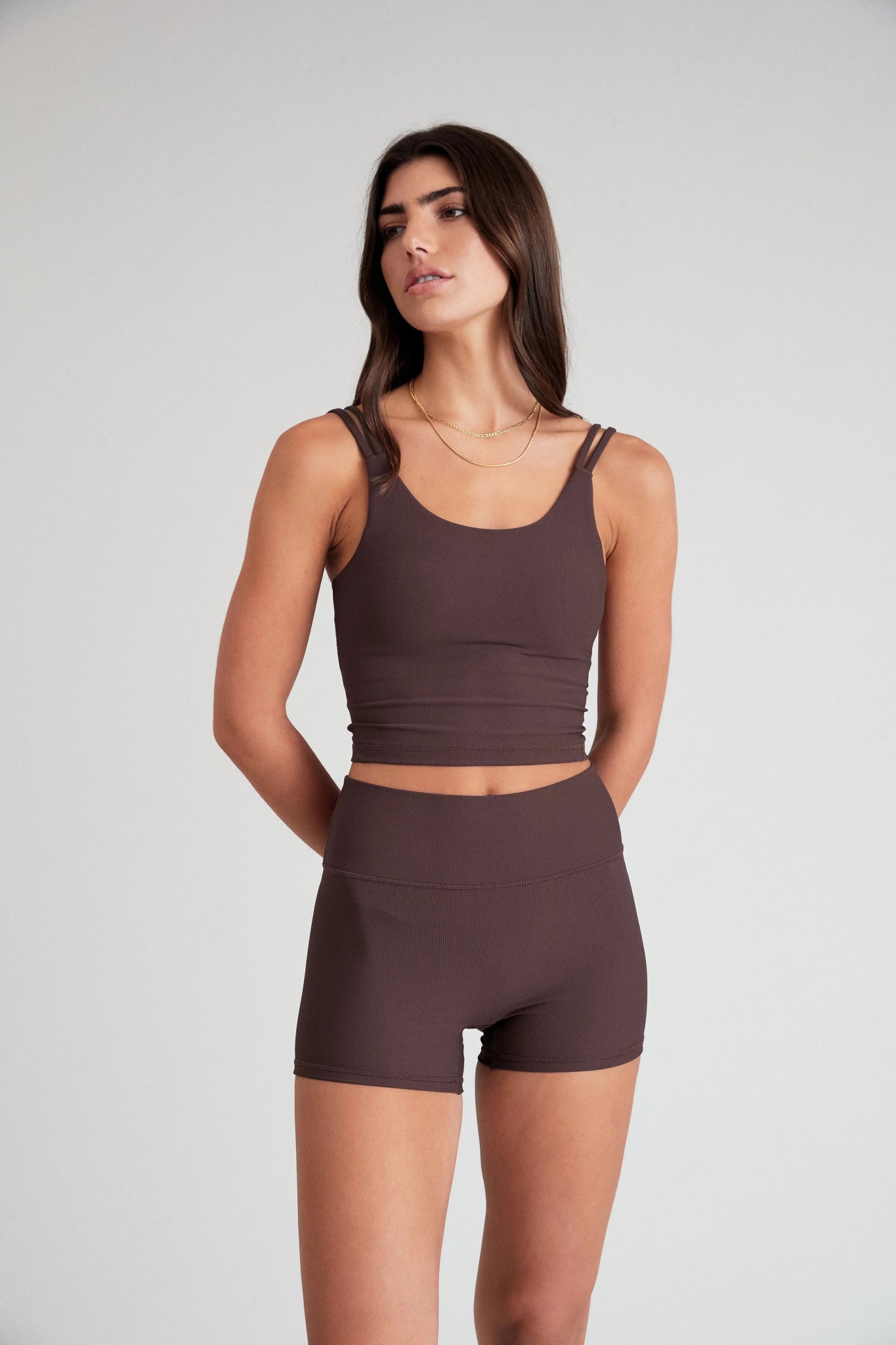 Weekend Special EcoRib Strappy Crop