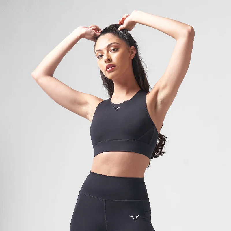Huge Discounts Essential High Impact Bra - Black