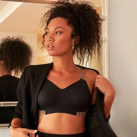 Don't Wait Evelyn & Bobbie Beyond Bra in Black Onyx Lace 1732