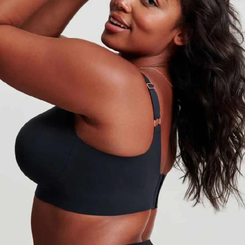 Weekend Offers That Shine Evelyn & Bobbie Beyond Bra in Limited Black with Rose Gold