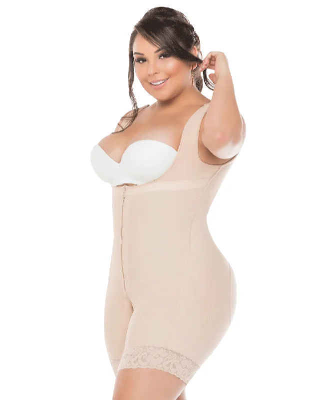 Exclusive Preview Fajas Salome Mid Thigh Firm Compression Full Body Shaper