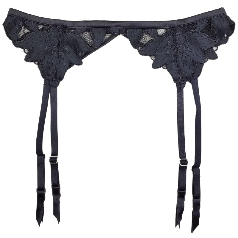 Major Savings Fleur du Mal Lily Lace Garter Belt