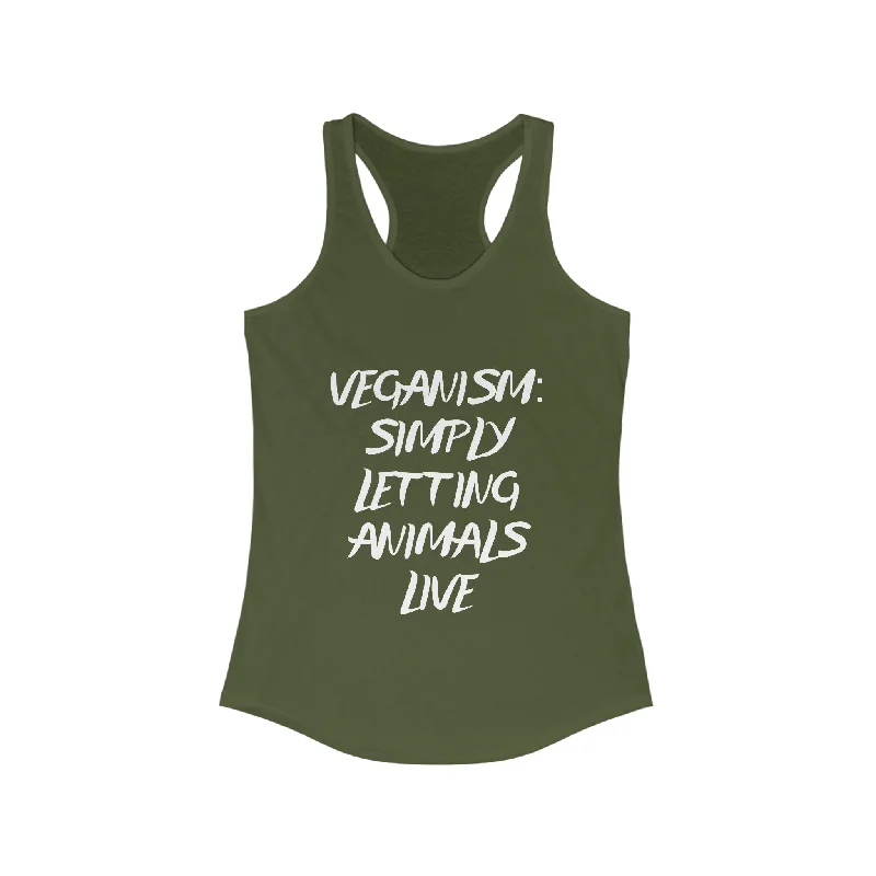 Grand Opening Sale Let Live Women's Ideal Racerback Tank