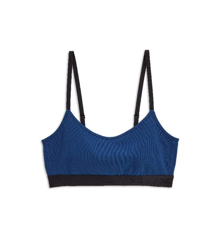 Weekend Bargains Galore Low Cut Soft Bra - Gothic Indigo