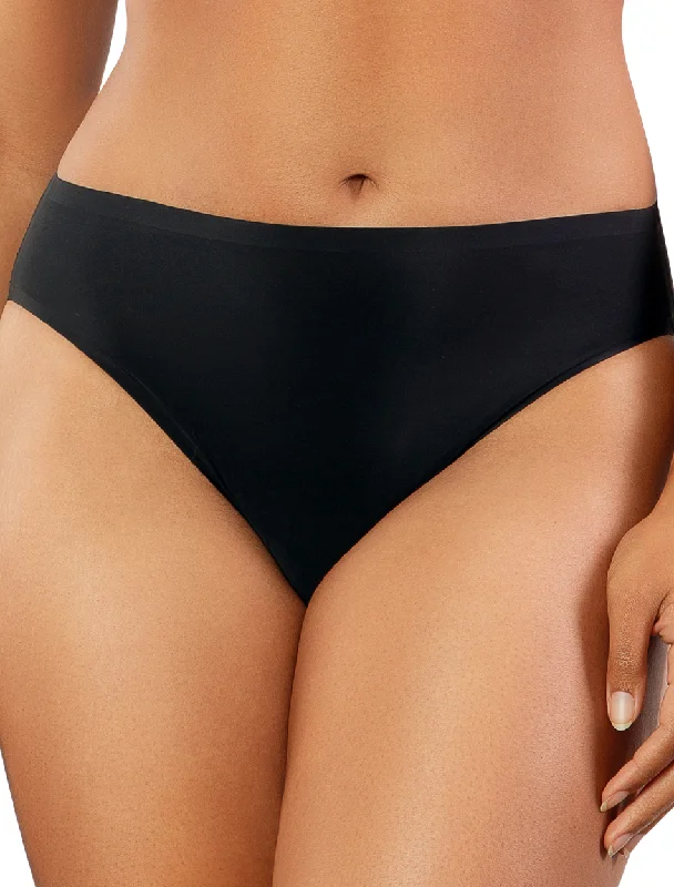 Weekend Offers That Please Parfait Bonded Collection Panty, Black | Black Parfait French Cut Panty | Black Parfait By Affinitas Panty
