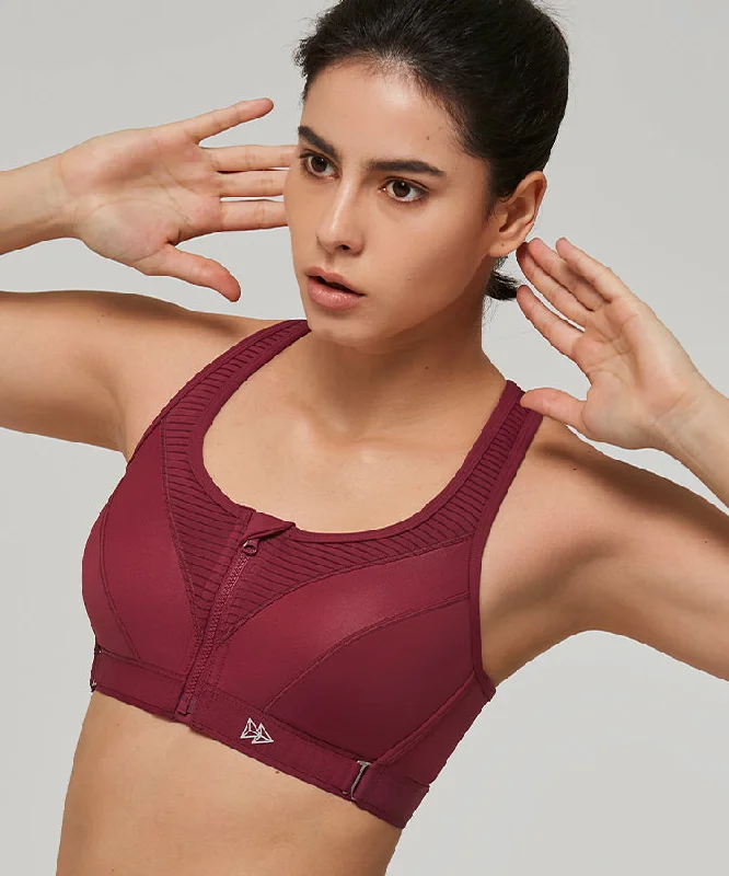 Power Adjustable Padded Running Bra | Women's High Support Sports Bra