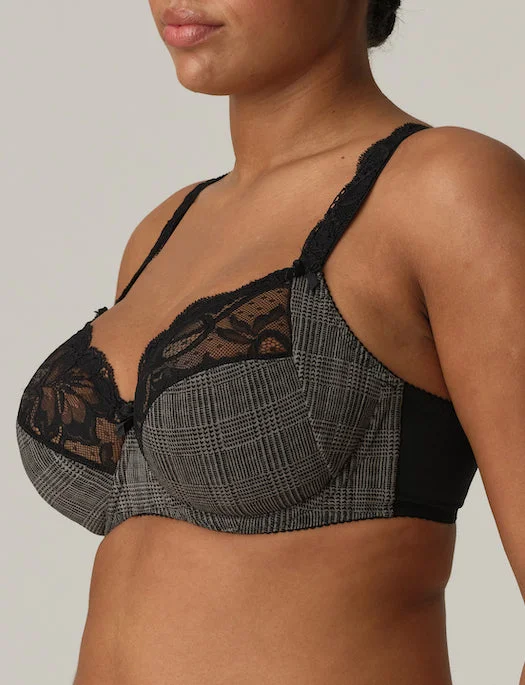 New Deal Prima Donna Madison Full Cup Bra, F-H Cups, BLACK TAILOR