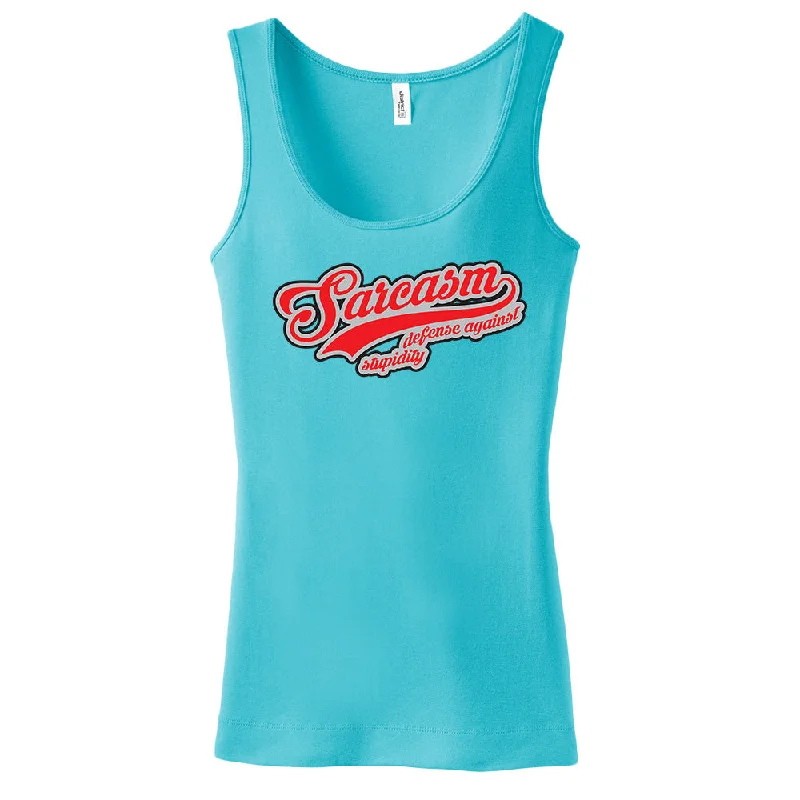 Blowout Sale Sarcasm Defense Against Stupidity Women's Tank Top