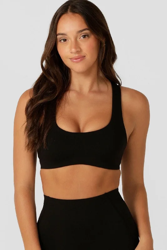 Anniversary Sale Soft Sculpt Sports Bra | Black