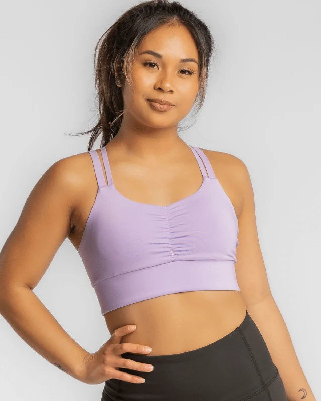 Online Only Double Down Bra – Wisteria