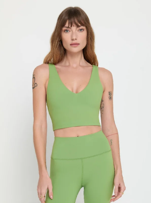 Weekend Discounts to Enjoy Spiritual Gangster Harlow Crop Tank - Cactus