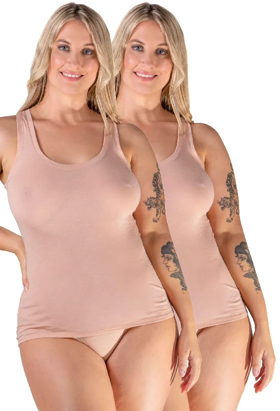 Don't Wait Superfine﻿ 100% Cotton Tank Top - 2 Pack﻿