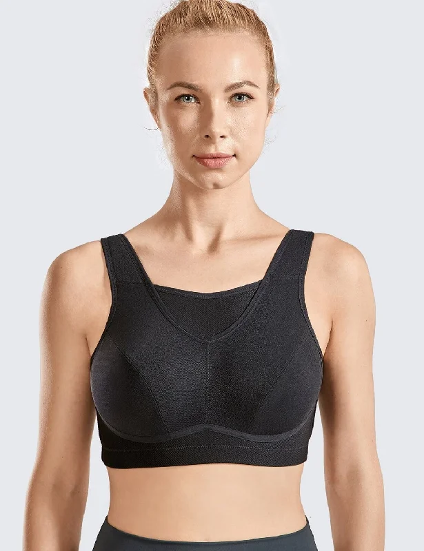 High Impact Wirefree Non-Padded Sports Bra