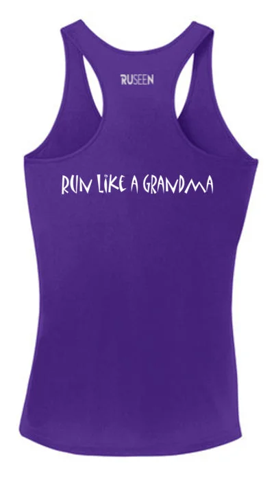 Online Only Women's Reflective Tank Top - Run Like a Grandma