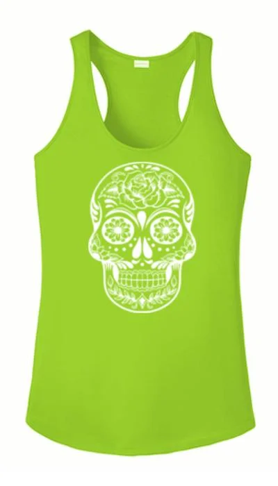 Mega Deal Women's Reflective Tank Top - Calavera