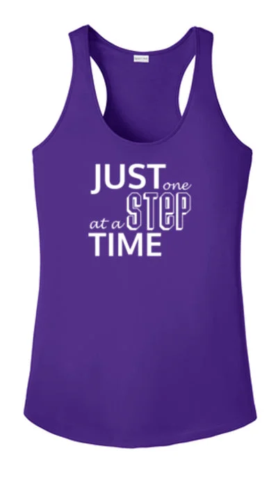 Anniversary Sale Women's Reflective Tank Top - Just One Step at a Time