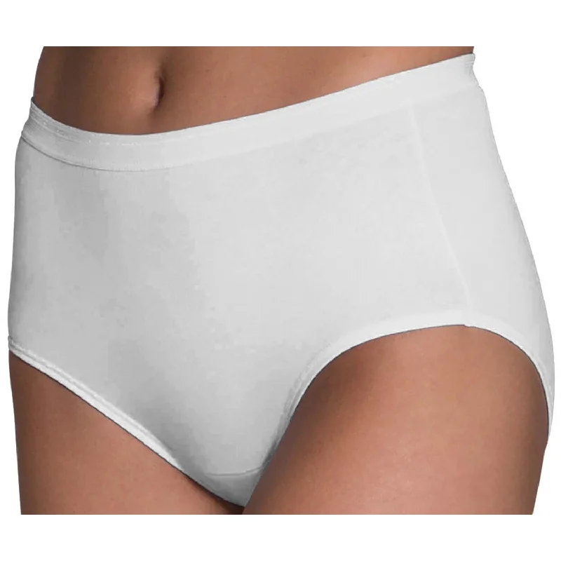 Weekend Specials to Love Women's White Cotton Brief 3-Pack 3DBRIWH